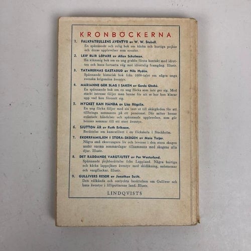 Bok, Falkpatrullens Hemlighet , W. W. Stabell, AB Lindqvist Förlag 1947