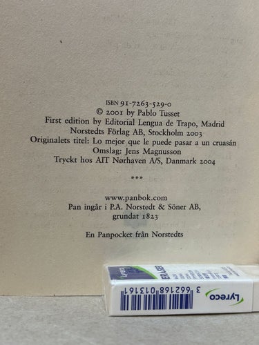 Det bästa som kan hända en croissant av Pablo Tusset, bok, Very Fine