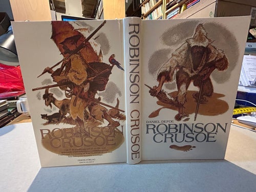 Robinson Crusoe av Daniel Defoe, bok, Very Fine plus