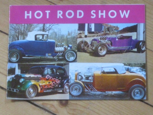 HOT ROD SHOW 1965 program första utställningen i Marmorhallarna