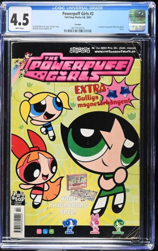 Sweden Powerpuff Girls 2 2003 Full Stop Media AB Sweden - Cgc 4.5
