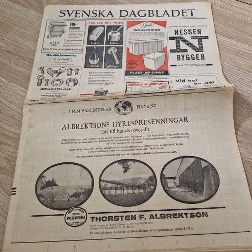 Svenska Dagbladet Lördagen den 3 September 1966