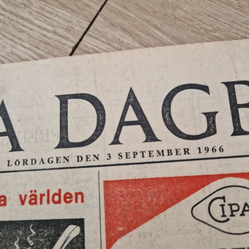 Svenska Dagbladet Lördagen den 3 September 1966