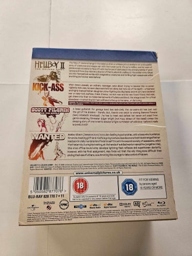 Reel Heroes - Hellboy 2 / Wanted / Scott Pilgrim / Kick-Ass (Blu-ray) - FINT SKI
