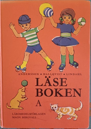 Läseboken A av Signe Andersson, Britt G. Hallqvist, Rikard Lindahl, 1967