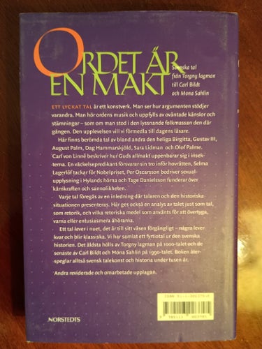 Ordet är en makt av Kurt Johannesson, Olle Josephson, Erik Åsard, 1998