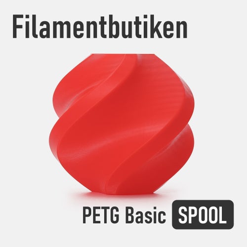 Bambu Lab PETG Basic Filament Röd/Red