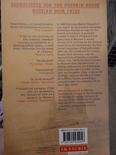 A Spy in the Archives: A Memoir of Cold War Russia av Sheila Fitzpatrick