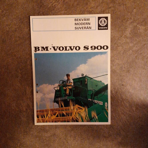 Broschyr Volvo BM Tröska S 900
