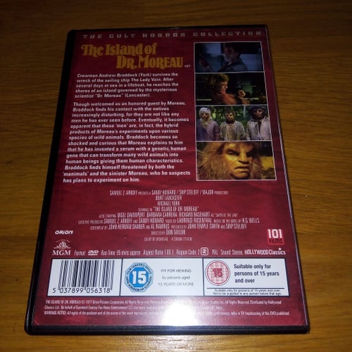 The Island of Dr. Moreau,Raritet! Nyskick!DVD