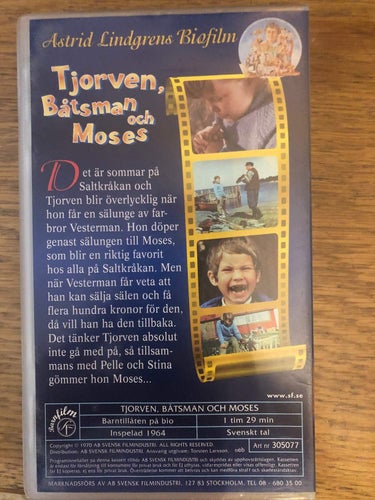Tjorven, Båtsman och Moses - VHS