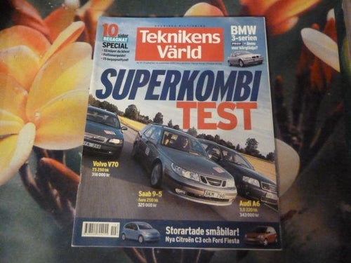 TEKNIKENS VÄRLD, NR 19-2001, TIDNING