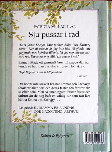 Sju Pussar i rad av Patricia MacLachlan 1990