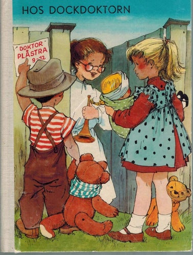 Hos dockdoktorn (inb) 1970 mkt fin bilderbok