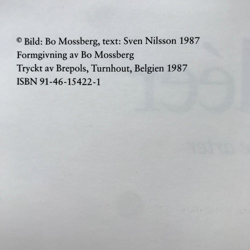 ORKIDÉER EUROPAS VILDVÄXANDE ARTER Bo Mossberg Sven Nilsson 1987