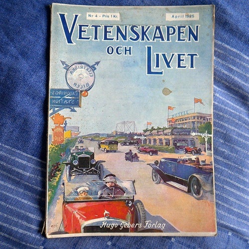 Vetenskapen och Livet April.1925 bl.a. Bildöverföring på avstånd