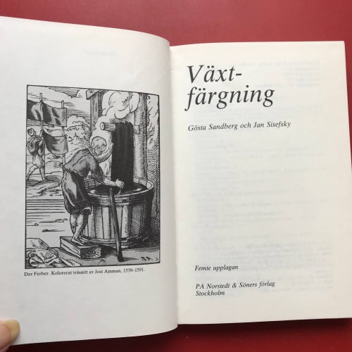 VÄXTFÄRGNING Gösta Sandberg Jan Sisefsky 1981