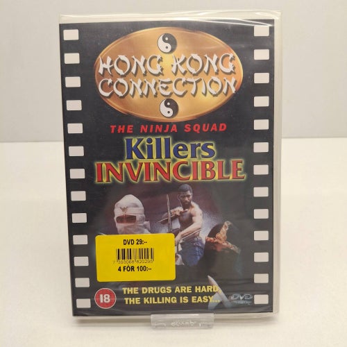 The Ninja Squad Killers invincible - DVD-Film, Ingen Svensk text, Fint skick