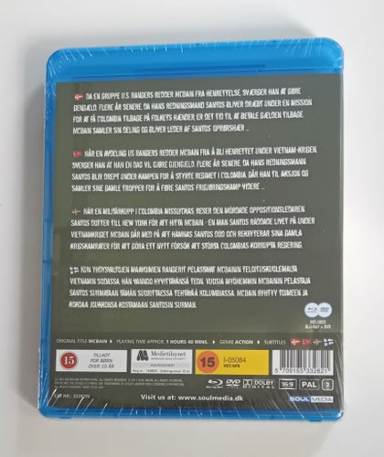 McBain - Blu-ray + DVD / 1991 / Christopher Walken / Svensk Text / Ny Inplastad