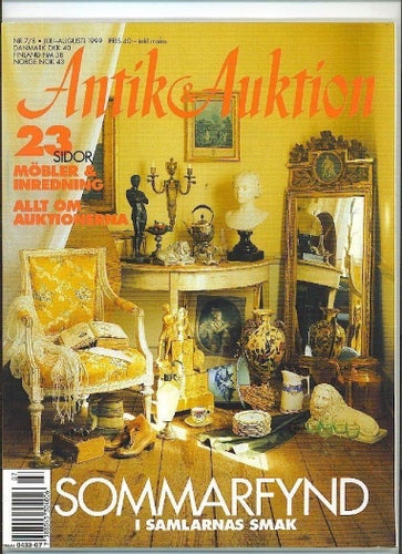 Antik & Auktion 7-8/1999 - Gerda Strömbergs Eda-glas, läckert lergods m m
