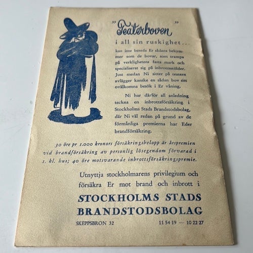Programblad Kronbruden