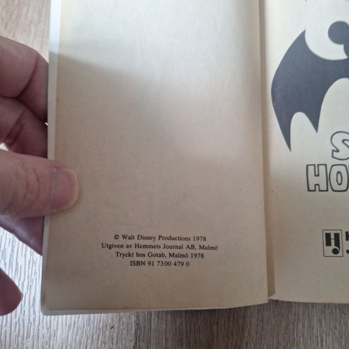 Walt Disney's Hemliga Bibliotek: Spökhotellet, 1978
