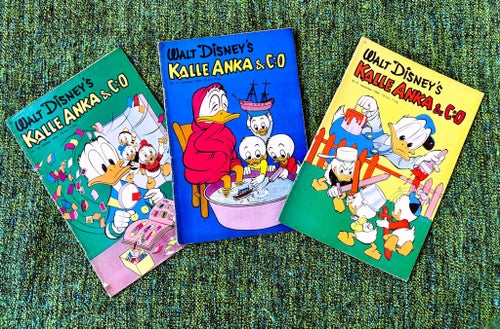 Kalle Anka & C:o, 1954 nr 9, 10, 11