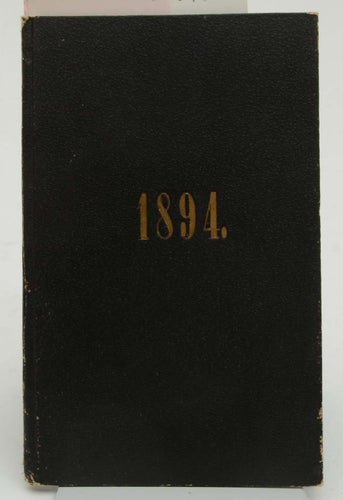 Almanack för Året Efter Frälsarens Christi Födelse 1894.