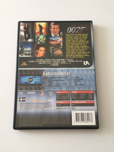James Bond - Ur dödlig synvinkel (Roger Moore, 1981). Beg. DVD