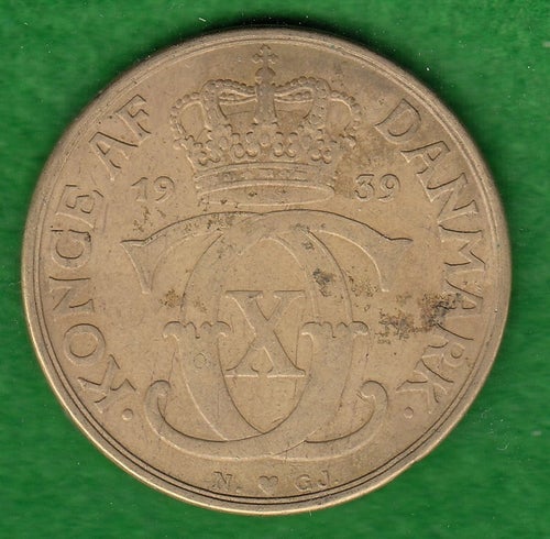 DANMARK 2 KR 1939