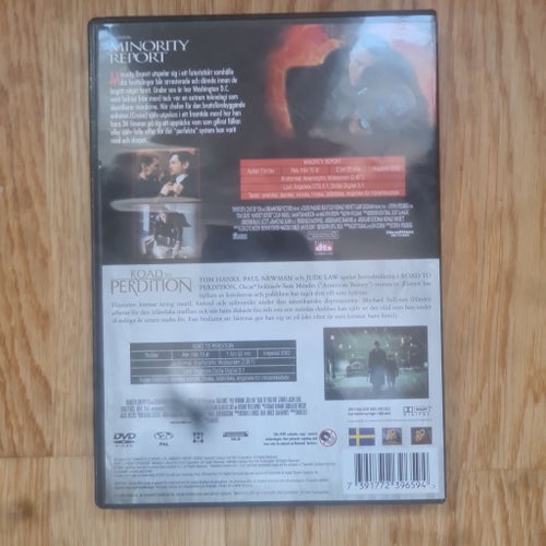 Minority Report / Road to Perdition - DVD - TOM CRUISE, TOM HANKS, SPIELBERG