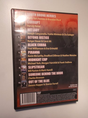 TEN ACTION MOVIES 4-disc DVD Import Keitel Rutger Hauer Bronson Hamill mm