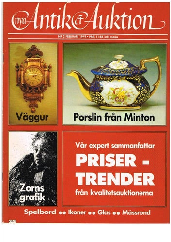 Nya ANTIK & AUKTION 1979 Nr 1-12 - komplett årgång 11 tidningqr