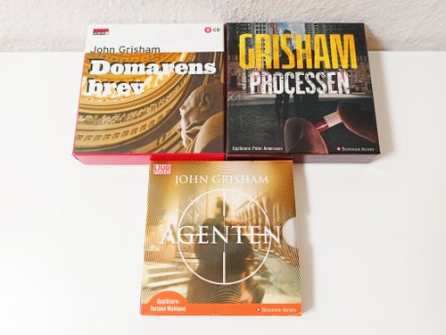John Grisham 3st Ljudböcker 31CD Torsten Wahlund Peter Andersson
