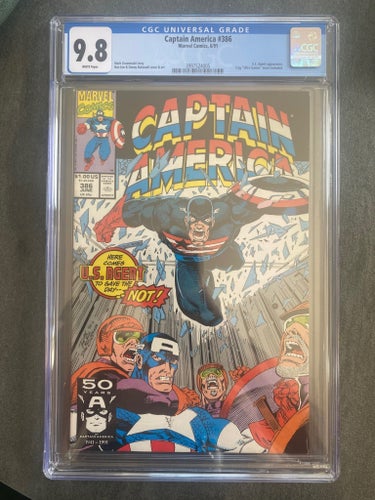 CGC 9.8 Marvel Comics Kapten Amerika