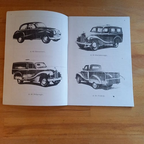 Austin A 40 Service-Handbok Instruktioner