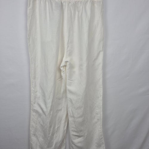 H&M vita byxor, storlek M
