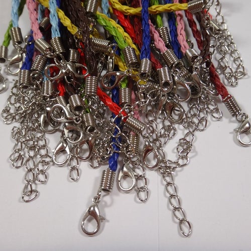 72st Flätade Halsband - Blandade Färger