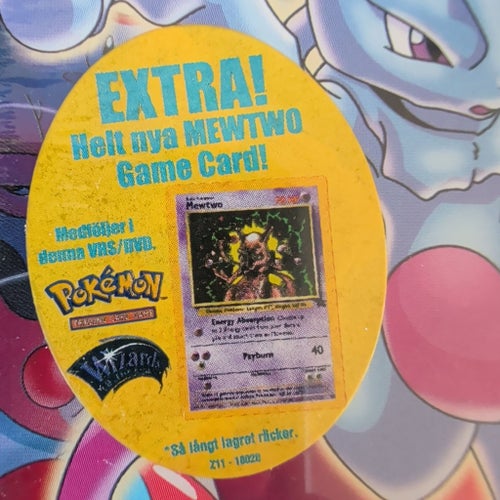 Pokémon Filmen: Mewtwo mot Mew DVD snapcase (Inplastad) tcg