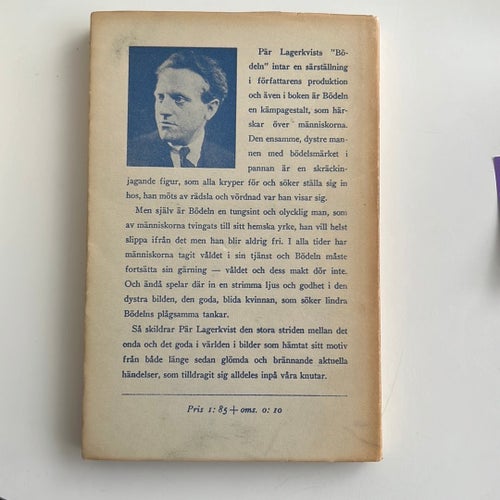 Bödeln av Pär Lagerkvist, 1933