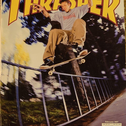 Thrasher Magazine - Skateboard - Feb. 1997 - Vol.17, No.2, Issue 193 - Vintage