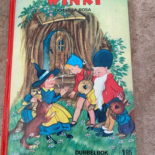 WINKI OCH LILLA ROSA & WINKI GÅR VILSE, Dubbelbok