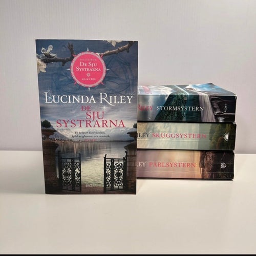 De Sju Systrarna x 4st - Del 1-4 - Lucinda Riley - Pocket/ Storpocket