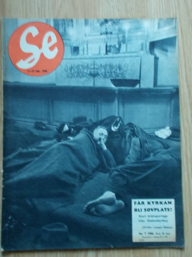 SE #7 1956 Kyrkan i Sovjet stort Lennart Nilsson bildreportage Åke Söderblom