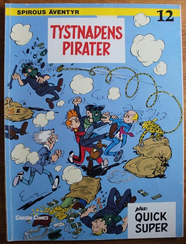 SPIROUS ÄVENTYR 12 Tystnadens Pirater 1990 3:e uppl