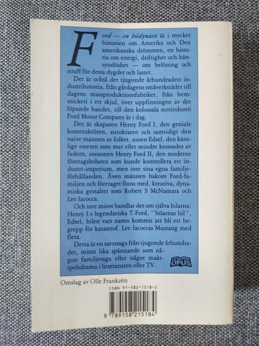 Ford - en bildynasti, ROBERT LACEY, pocketbok på 710 sidor,fint skick