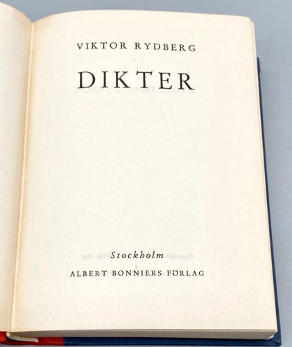 Dikter - Vapensmeden av Viktor Rydberg