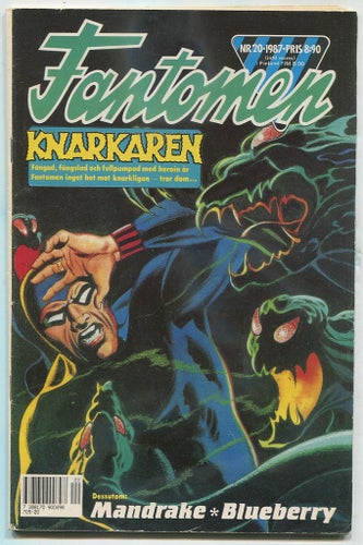 Fantomen 1987 nr 20 med Blueberry och Mandrake
