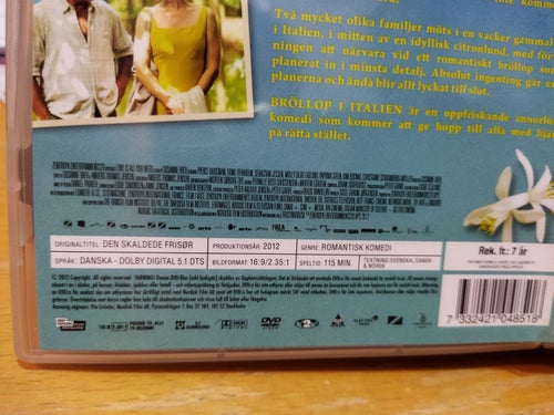 Bröllop i Italien - Susanne Bier Pierce Brosnan Kim Bodnia. DVD