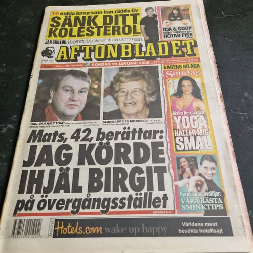 Aftonbladet Söndag 20 Januari 2008